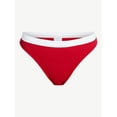 thumbnail image 3 of Time and Tru Women's and Women's Plus Size Contrast Banded Bikini Bottoms, Sizes XS-3X, 3 of 5