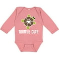 thumbnail image 3 of Inktastic Turtley Cute Girl Turtle Girls Long Sleeve Baby Bodysuit, 3 of 5