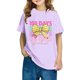 thumbnail image 1 of Fiudx Camiseta para Niños, Suave Tela de Polispandex, Cuello Redondo, Mangas Abullonadas, Uso Diario Informal, para Ir a La Escuela, de 3 a 14 Años, Lavar a Mano., 1 of 6