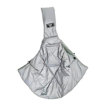 Menolana Dog Cat Carrier Bag Pet Carrier Winter Soft Breathable Tote Bag  Puppy Carrying Bag for Pet  Dogs  Outdoor Traveling Vacation Light Gray