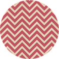 thumbnail image 1 of Ahgly Company Indoor Square Patterned Crimson Red Area Rugs, 3' Square, 1 of 6