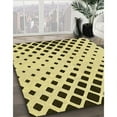 thumbnail image 3 of Ahgly Company Machine Washable Indoor Square Transitional Oak Brown Area Rugs, 3' Square, 3 of 7