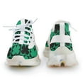 thumbnail image 4 of Shamrock Or Green Clover Leaves Pattern Walking Shoes for Men Woman Lightweight Tennis Fashion Elastic Sports Shoes Cushion Basketball Shoes, 4 of 7