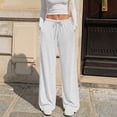 thumbnail image 2 of SUNBS Womens Loose Lounge Sweatpants High Waisted Wide Leg Pants with Pockets Palazzo Trousers, 2 of 9