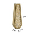 thumbnail image 4 of SHYFOY 24" Gold Floor Vase, Gold Crushed Diamond Tall Vases for Floor, Luxury Gold Crystal Glass Vase for Pampas Grass Mirrored Decorative Flower Vase for Office Home Decor, 4 of 8