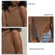 thumbnail image 5 of Blusa de punto con cuello alto y espalda descubierta, cuello alto, espalda abierta, dobladillo irregular, cuello alto, 5 of 6
