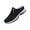Black, variant on Women's Orthopedic Backless Walking Mules, Anti Slip Slip On Loafers, Arch Support Outdoor Hiking Daily Casual Walking Shoes Blue