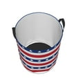 thumbnail image 3 of Balery American Patriotic Stars And Stripes Round Laundry Basket with Handles Waterproof Freestanding Laundry Hamper for Clothes Toys in the Dorm and Family-Medium, 3 of 8