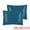 Blue, variant on Unique Bargains Envelope Closure Soft and Smooth Satin Pillowcase (2 Count) Gold Queen