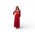 thumbnail image 1 of Chemin de Moda Robe Maxi Brodée pour Femme, Robe d'Été Bohème à Manches Longues Coupe Ample, 1 of 1