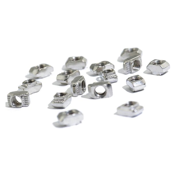3030 Aluminum Profile With Slot Groove 8mm M3 M4 M5 M6 Plated Nickel T Bolt Hammer Head Nut (Size : 3030 M4x100PCS)