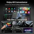 thumbnail image 4 of Wireless CarPlay Adapter, Dyeetic Wired CarPlay to Wireless Mini USB Design CarPlay Adapter for iPhone 6+ / Android 11+, Plug & Play, Fast & Stable Connection, 4 of 8
