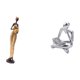 thumbnail image 5 of Estatua de mujer, figura abstracta de lectora, escultura africana, figura coleccionable, material de resina, ideal para regalar, decoración del hogar,, 5 of 8