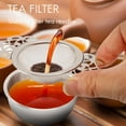 thumbnail image 2 of Coladores de Té con (Paquete 2), Elegantes Hojas Sueltas Acero Inoxidable, 2 of 5