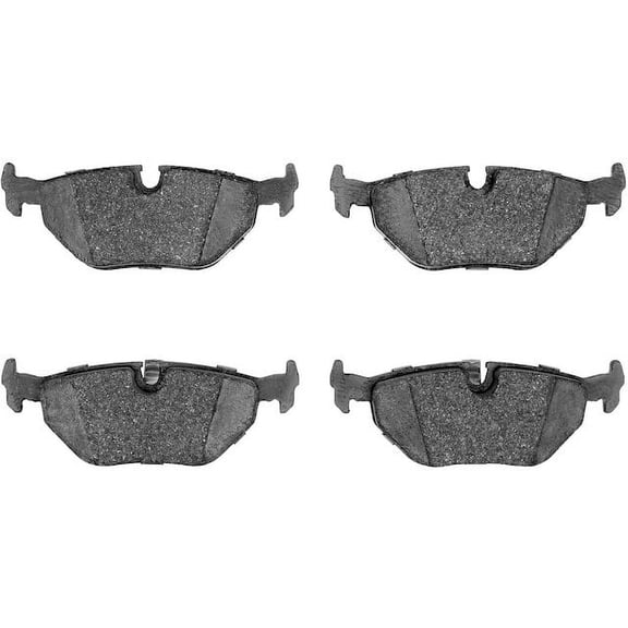 Rear Brake Pad Set - Compatible with 2001 - 2003 BMW 530i 2002