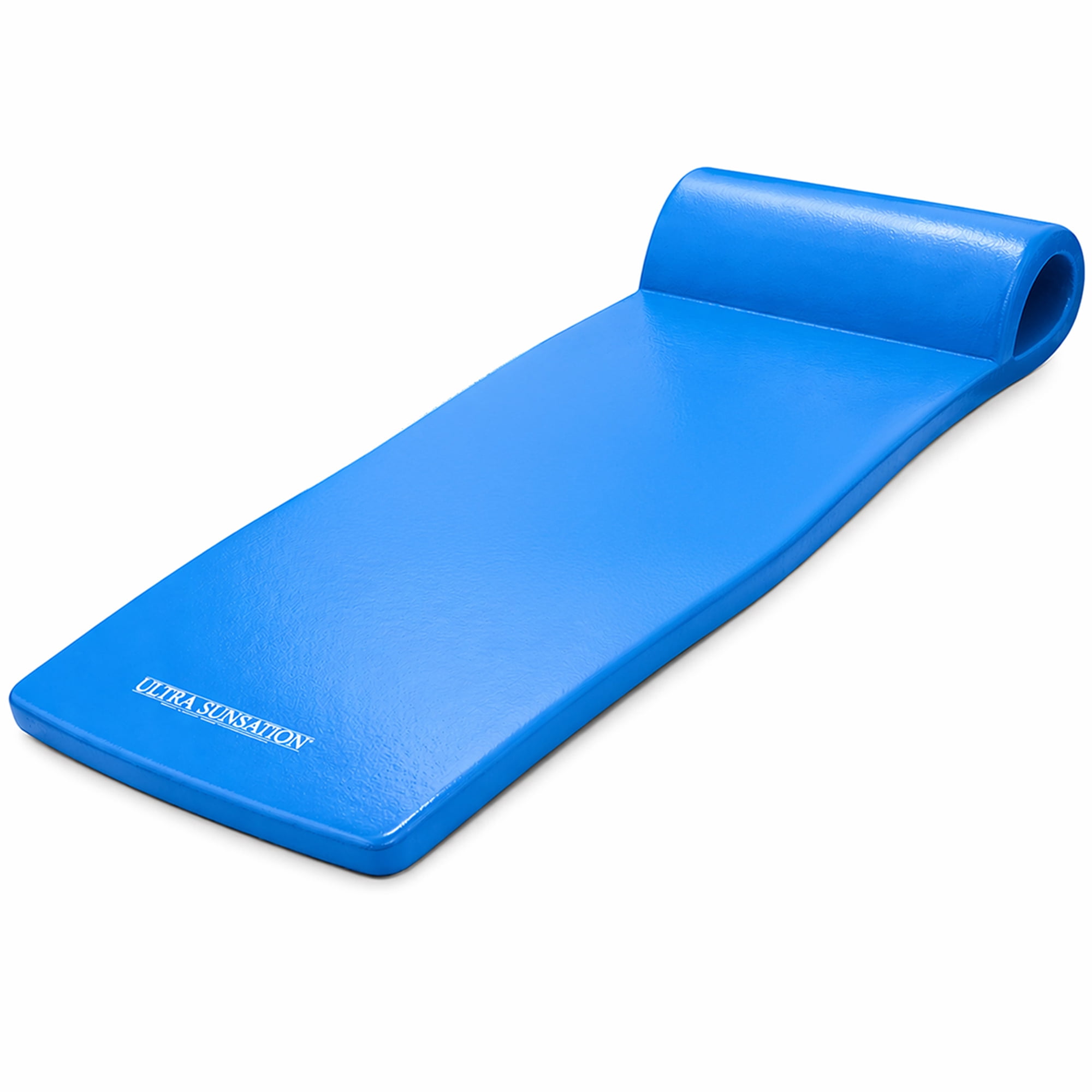 TRC Recreation Ultra Sunsation 2.5 Inch Swimming Pool Float Mat Adult Lounger, Marina Blue