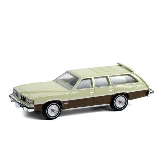 1976 Pontiac Grand LeMans Safar, Bavarian Cream/Ivory - Greenlight 36010D/48 - 1/64 scale Diecast Model Toy Car