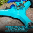 thumbnail image 7 of Aqua Joe Indestructible Zinc Impulse 360º Sprinkler, Customizable Coverage, Wheeled Base, 1,390 Sq. ft. Max Coverage, 7 of 7