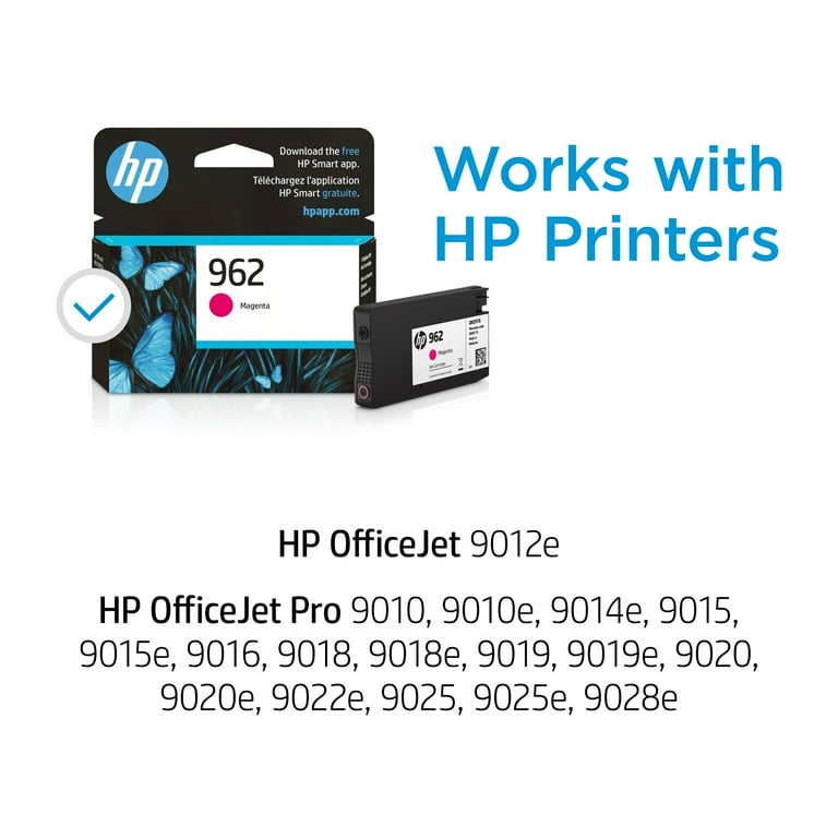 HP 962 (3HZ97AN) Original Standard Yield Inkjet Ink Cartridge - Magenta - 1 Each - 700 Pages HP 962 (3HZ97AN) Original Standard Yield Inkjet Ink Cartridge - Magenta - 1 Each - 700 Pages