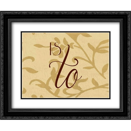 The Best Way E 2x Matted 24x20 Black Ornate Framed Art Print by Grey, (Best Way To Get Rid Of Grey Hair)
