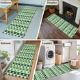 thumbnail image 5 of Runner Rug 2'x6', St. Patrick's Day Washable Non-Slip Hallway Runner Rugs, Green Shamrock Irish Lucky Leaves Bedside Rugs Floor Mats Carpet Runners for Kitchen Bathroom Laundry Room, 5 of 8