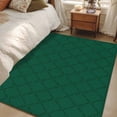 thumbnail image 4 of Dark Green Plaid Area Rugs 2.7'x5', Washable Small Throw Rugs for Kitchen Bedroom, Country Vintage Abstract Striped Lattice Indoor Outdoor Rug Non-Slip Low Pile Carpet Runner Reversible Floor Mats, 4 of 8
