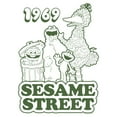 thumbnail image 2 of Men's Sesame Street Group Green Outline 1969  Graphic T-Shirt, 2 of 5