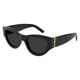 thumbnail image 1 of Gafas de sol SAINT LAURENT Glam Cat Eye con montura negra para mujer, 1 of 3