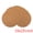 Dark Brown, variant on Unique Bargains 6Pcs Rustic Round Woven Dining Placemats Beige 15x15inch