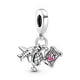 thumbnail image 4 of Berloque Pandora 925 Baño Tigre Oso Winnie Disney Charm Love Airplane Café Charms Para Pulsera, 4 of 4