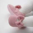 thumbnail image 2 of HsdsBebe Baby Girls Shoes Infant Mary Jane Bowknot Soft Sole PU Leather Newborn Flats for First Walkers 3-18M, 2 of 7