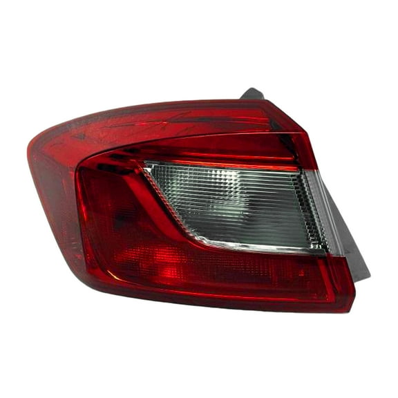 KAI New CAPA Certified Standard Replacement Driver Side Outer Tail Light Assembly, Fits 2016-2017 Chevrolet Cruze Sedan