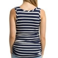 thumbnail image 5 of New Year Pregnant Clothes Clearances Deals Pregnant Women Clothes Short Sleeve Maternity T-shirt Striped Nursing Top, 5 of 7