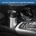 thumbnail image 4 of Travel Electric Kettle, 750ml 12V Portable Stainless Steel Car Electric Kettle with Sealed Rubber Car Heating Cup for Hot Water, 4 of 5