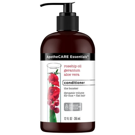 ApotheCARE Essentials The Booster Volumizing Shampoo Rosehip Oil, Geranium, Aloe Vera 12