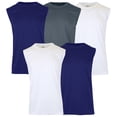 thumbnail image 4 of Men's Performance Moisture Wicking Active Short Sleeve & Muscle Tee (5-Pack), 4 of 7