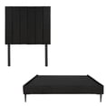 thumbnail image 3 of Box Base Cama Slim Queen Size+ Cabecera Argos Negro, 3 of 8
