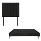 thumbnail image 3 of Box Base Cama Slim Matrimonial+ Cabecera Argos Negro, 3 of 8