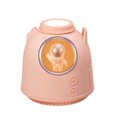 thumbnail image 1 of 1 mini humidificador de niebla fría rosa – Luz con efecto de llama – Bonito humidificador de aire ultrasónico portátil para dormitorio, oficina, coche, habitación de niños. Pequeño cohete cápsula USB., 1 of 5