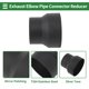 thumbnail image 4 of Reductor concéntrico de codo de tubo de escape mandrel de 89 mm x 114 mm de Unique Bargains, adaptador de tubo de acero inoxidable 304 de 3.94 pulgadas, negro, 4 of 7