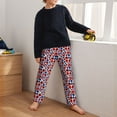 thumbnail image 5 of Pofeuu Ladybugs Print Teenagers' Pajama Pants, Soft Lounge Pajama Pants with big pockets for Men Plaid Pj Bottoms-Large, 5 of 6