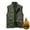 Army Green Fleece Lined Cargo Vest for Men, variant on Mens Fleece Lined Cargo Vest Classic Solid Coat Stand Collar Design Warm Zipper Pockets Padded Vest Casual Workout Sleeveless Clothes Fashion 2025 Trendy Gray XXL