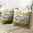 thumbnail image 3 of LALILO Throw Pillow Covers Think Adventure Quote Unique Road Cushion Cover 18" x 18", 2 Pack, 3 of 6
