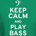 thumbnail image 3 of CafePress - Keep Calm And Play Bass Dark T Shirt - Men's Classic Graphic Cotton T-Shirt, 3 of 4