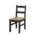 thumbnail image 2 of York 5-Piece Solid Wood Dining Set with 1 Table and 4 Chairs in Red Wash, 2 of 9