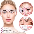 thumbnail image 4 of Seitruly 12 piezas de plantillas para cejas femeninas, plantilla DIY para cejas, herramienta de maquillaje, suministro de belleza, principiante, Difuminador de ojos, 4 of 6