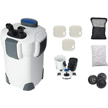 SunSun HW-302 3-Stage External Canister Filter with Media kits, 264 GPH