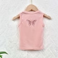 thumbnail image 7 of hengsof Girls Tank Tops Cute Butterfly Embroidery Tops for Teen Kids Ribbed Knit Athletic Dance Basic Top, 7 of 7