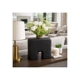 thumbnail image 3 of Sculptural Arch Vase for Living Room Decor - Modern Pottery Ecomix Flower Vase for Home, Bedroom, and Office Table Styling - Room Accent Display for Kitchen Counter, Mantel, and Console - 13", Black, 3 of 14