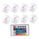 thumbnail image 5 of IDEANATEGRATE 8Ud Luces Sumergibles Rgb Para Y Con Control Remoto Color Cambiante, 5 of 8